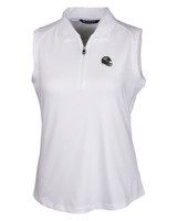 Jacksonville Jaguars NFL Helmet Cutter & Buck Forge Stretch Womens Sleeveless Polo WH_MANN_HG 1