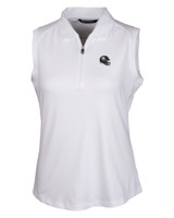 Pittsburgh Steelers NFL Helmet Cutter & Buck Forge Stretch Womens Sleeveless Polo WH_MANN_HG 1