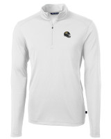 Jacksonville Jaguars NFL Helmet Cutter & Buck Virtue Eco Pique Recycled Quarter Zip Mens Big & Tall Pullover WH_MANN_HG 1