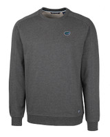 Florida Gators Cutter & Buck Saturday Cotton Blend Mens Crew Neck Sweatshirt Charcoal Heather Mannequin