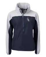 Chicago White Sox Stars & Stripes Cutter & Buck Charter Eco Recycled Womens Anorak Jacket NVPOL_MANN_HG 1