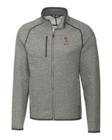 Oklahoma State Cowboys Wrestling Pete Cutter & Buck Mainsail Sweater-Knit Mens Big and Tall Full Zip Jacket POH_MANN_HG 1