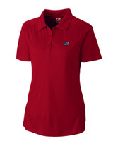 Washington Commanders Americana Cutter & Buck Northgate CB DryTec Short Sleeve Womens Polo CDR_MANN_HG 1