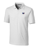 Washington Commanders Americana Cutter & Buck Forge Pencil Stripe Stretch Mens Polo WH_MANN_HG 1