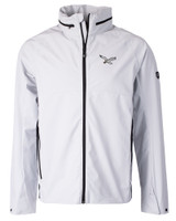 Philadelphia Eagles Historic Cutter & Buck Vapor Water Repellent Stretch Mens Full Zip Rain Jacket CNC_MANN_HG 1