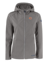 Chicago Bears Cutter & Buck Evoke Eco Softshell Recycled Full Zip Womens Jacket EG_MANN_HG 1