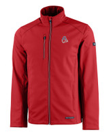 Baltimore Orioles Stars & Stripes Cutter & Buck Evoke Eco Softshell Recycled Full Zip Mens Jacket CDR_MANN_HG 1