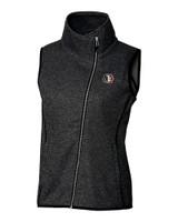 Florida State Seminoles College Vault Cutter & Buck Mainsail Sweater Knit Womens Asymmetrical Vest CCH_MANN_HG 