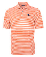 UTSA Roadrunners Cutter & Buck Virtue Eco Pique Stripe Recycled Mens Big and Tall Polo CLO_MANN_HG 