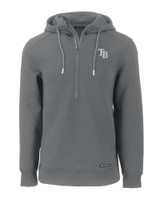 Tampa Bay Rays Cutter & Buck Roam Eco Half Zip Recycled Mens Pullover Hoodie EG_MANN_HG 1