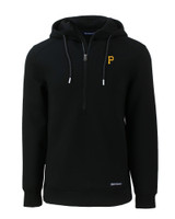 Pittsburgh Pirates Cutter & Buck Roam Eco Half Zip Recycled Mens Pullover Hoodie BL_MANN_HG 1