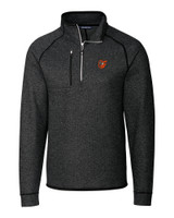 Baltimore Orioles Cooperstown Cutter & Buck Mainsail Sweater-Knit Mens Half Zip Pullover Jacket CCH_MANN_HG 1