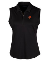 Baltimore Orioles Cooperstown Cutter & Buck Forge Stretch Womens Sleeveless Polo BL_MANN_HG 1