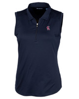 Los Angeles Angels Cooperstown Cutter & Buck Forge Stretch Womens Sleeveless Polo LYN_MANN_HG 1