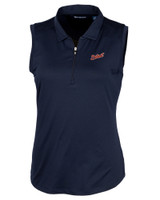 Detroit Tigers Cooperstown Cutter & Buck Forge Stretch Womens Sleeveless Polo LYN_MANN_HG 1