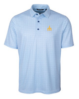 Seattle Mariners Cooperstown Cutter & Buck Pike Double Dot Print Stretch Mens Big and Tall Polo TBL_MANN_HG 1