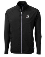 Chicago White Sox Cooperstown Cutter & Buck Adapt Eco Knit Hybrid Recycled Mens Big & Tall Full Zip Jacket BL_MANN_HG 1