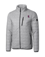 Los Angeles Angels Cooperstown Cutter & Buck Rainier PrimaLoft® Mens Eco Insulated Full Zip Puffer Jacket POL_MANN_HG 1