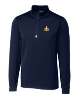 Seattle Mariners Cooperstown Cutter & Buck Traverse Stretch Quarter Zip Mens Big and Tall Pullover LYN_MANN_HG 1