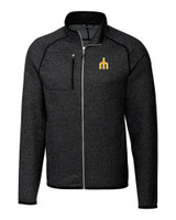 Seattle Mariners Cooperstown Cutter & Buck Mainsail Sweater-Knit Mens Big and Tall Full Zip Jacket CCH_MANN_HG 1