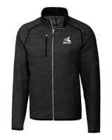 Chicago White Sox Cooperstown Cutter & Buck Mainsail Sweater-Knit Mens Big and Tall Full Zip Jacket CCH_MANN_HG 1