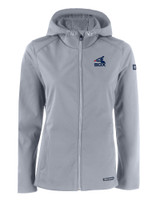 Chicago White Sox Cooperstown Cutter & Buck Evoke Eco Softshell Recycled Full Zip Womens Jacket CNC_MANN_HG 1