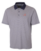 Atlanta Braves Cooperstown Cutter & Buck Forge Tonal Stripe Stretch Mens Big and Tall Polo LYN_MANN_HG 1