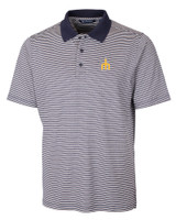 Seattle Mariners Cooperstown Cutter & Buck Forge Tonal Stripe Stretch Mens Big and Tall Polo LYN_MANN_HG 1