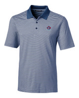 Toronto Blue Jays Cooperstown Cutter & Buck Forge Tonal Stripe Stretch Mens Big and Tall Polo IND_MANN_HG 1