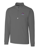 Toronto Blue Jays Cooperstown Cutter & Buck Traverse Stretch Quarter Zip Mens Big and Tall Pullover EG_MANN_HG 1