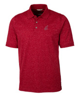 Cleveland Indians Cooperstown Cutter & Buck Advantage Tri-Blend Space Dye Mens Big and Tall Polo DCR_MANN_HG 1
