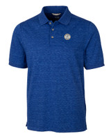 Milwaukee Brewers Cooperstown Cutter & Buck Advantage Tri-Blend Space Dye Mens Big and Tall Polo DTB_MANN_HG 1