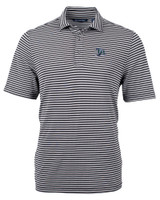 Tampa Bay Rays Cooperstown Cutter & Buck Virtue Eco Pique Stripe Recycled Mens Big and Tall Polo BL_MANN_HG 1