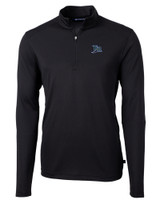 Tampa Bay Rays Cooperstown Cutter & Buck Virtue Eco Pique Recycled Quarter Zip Mens Big & Tall Pullover BL_MANN_HG 1