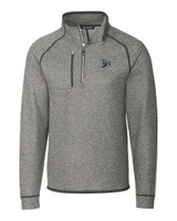 Tampa Bay Rays Cooperstown Cutter & Buck Mainsail Sweater-Knit Mens Big and Tall Half Zip Pullover Jacket POH_MANN_HG 1