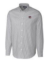 Arkansas Razorbacks Alumni Cutter & Buck Stretch Oxford Stripe Mens Big and Tall Long Sleeve Dress Shirt CC_MANN_HG 1