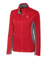 Alabama Crimson Tide Alumni Cutter & Buck Navigate Softshell Womens Full Zip Jacket CDR_MANN_HG 1