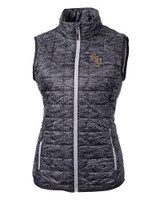 Florida State Seminoles Alumni Cutter & Buck Rainier PrimaLoft® Womens Eco Insulated Full Zip Printed Puffer Vest BL_MANN_HG 