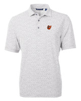 Baltimore Orioles Cooperstown Cutter & Buck Virtue Eco Pique Botanical Print Recycled Mens Polo POL_MANN_HG 1