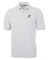 Cincinnati Reds Cooperstown Cutter & Buck Virtue Eco Pique Stripe Recycled Mens Polo POL_MANN_HG 1