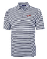 Detroit Tigers Cooperstown Cutter & Buck Virtue Eco Pique Stripe Recycled Mens Polo NVBU_MANN_HG 1