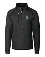 Oakland Athletics Cooperstown Cutter & Buck Mainsail Sweater-Knit Mens Half Zip Pullover Jacket CCH_MANN_HG 1