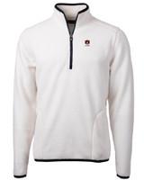 Auburn Tigers Alumni Cutter & Buck Cascade Eco Sherpa Fleece Mens Quarter Zip Jacket SHNV_MANN_HG 1