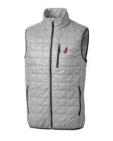 Cleveland Indians Cooperstown Cutter & Buck Rainier PrimaLoft® Mens Big and Tall Eco Insulated Full Zip Puffer Vest POL_MANN_HG 1