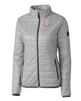 New York Yankees Cooperstown Cutter & Buck Rainier PrimaLoft®  Womens Eco Insulated Full Zip Puffer Jacket POL_MANN_HG 1