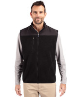 Cutter & Buck Cascade Eco Sherpa Mens Big and Tall Fleece Vest BL_PRO_HG 1