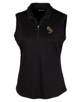 Florida State Seminoles Alumni Cutter & Buck Forge Stretch Womens Sleeveless Polo BL_MANN_HG 