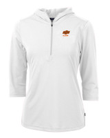 Oklahoma State Cowboys Alumni Cutter & Buck Virtue Eco Pique Recycled Half Zip Pullover Womens Hoodie WH_MANN_HG 1
