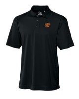 Oklahoma State Cowboys Alumni Cutter & Buck Genre Textured Solid Mens Polo BL_MANN_HG 