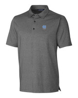 North Carolina Tar Heels Alumni Cutter & Buck Forge Heathered Stretch Mens Polo CCH_MANN_HG 1